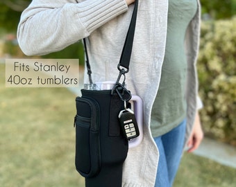Personalized Stanley Tumbler Carrier Bottle Pouch – Wild Girl Society