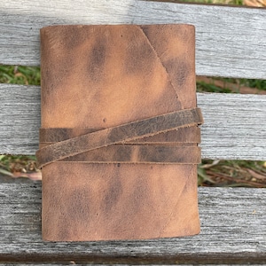 Leather Journal Diary Vintage