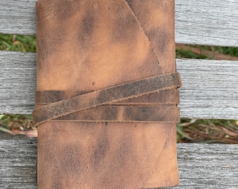 Leather Journal Diary Vintage