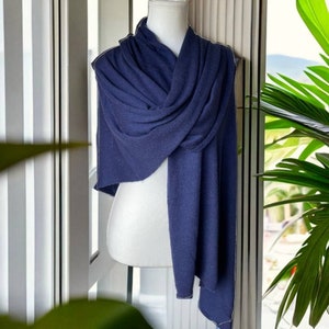 レディースカシミヤスカーフ、メンズカシミヤショール、ダーク