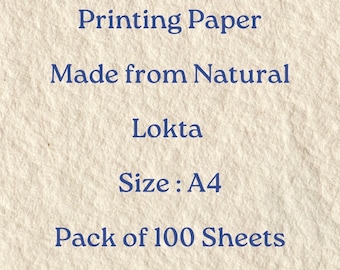 Handmade Lokta Paper A4 Size for Printing