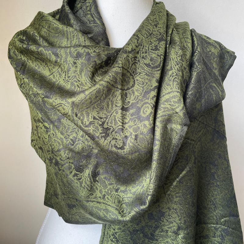 The Olive Tulle Scarf