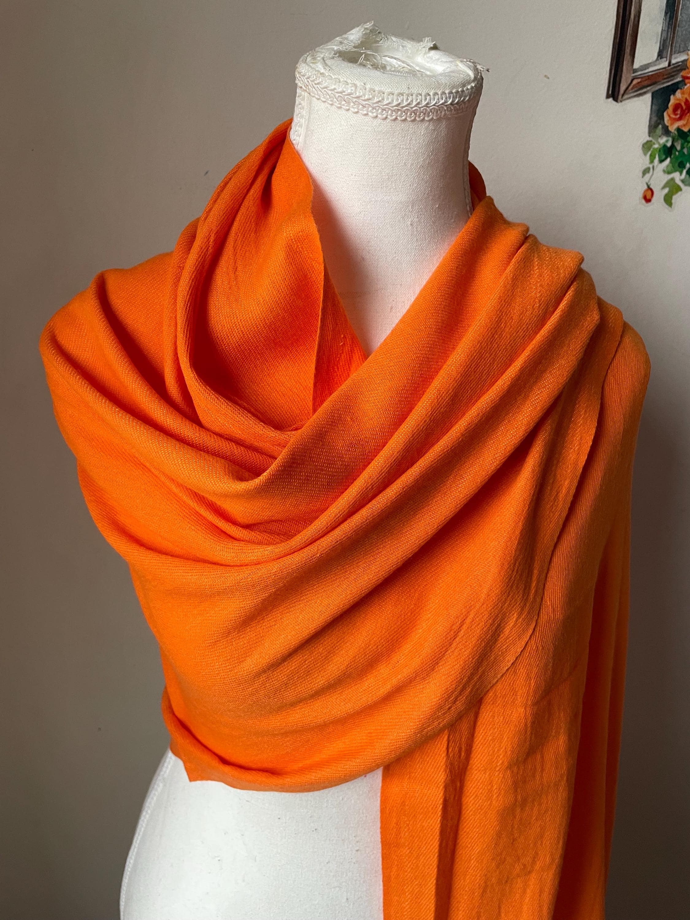 【新品】wtaps 24AW WRAP SCARF COTTON オレンジ Orange Pashmina Cotton Shawl Scarf Wrap - Etsy