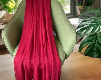 Red Pashmina Blanket Throw