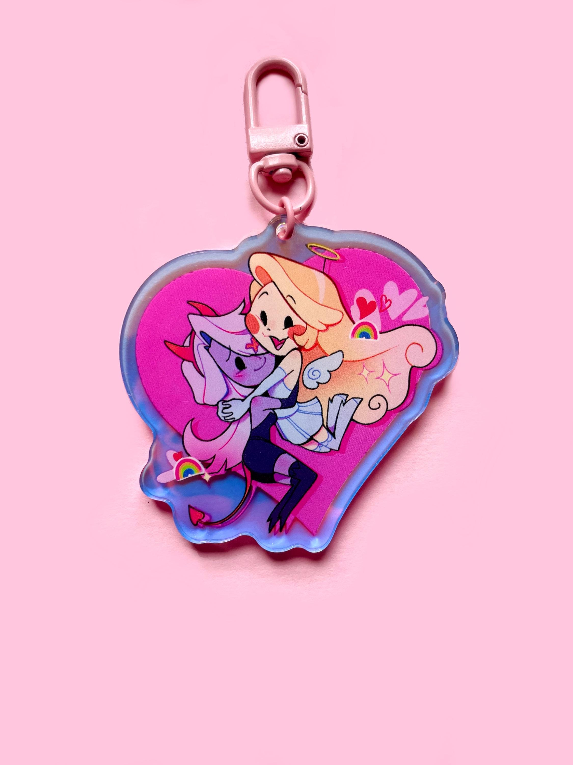 た*か様 Hazbin Hotel バレンタイン キーホルダーセット Hazbin Hotel Lucifer Valentine's Keychain | Hazbin Hotel