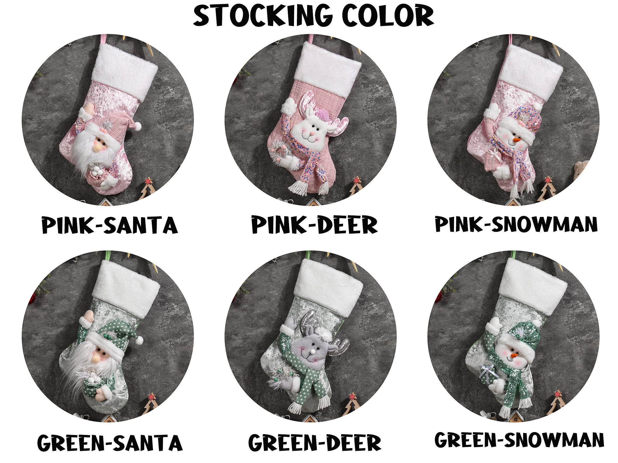 Custom Family Christmas Stockings, 3D Christmas Stockings, Christmas Stockings, Personalized Family Name Stockings, Christmas Gifts