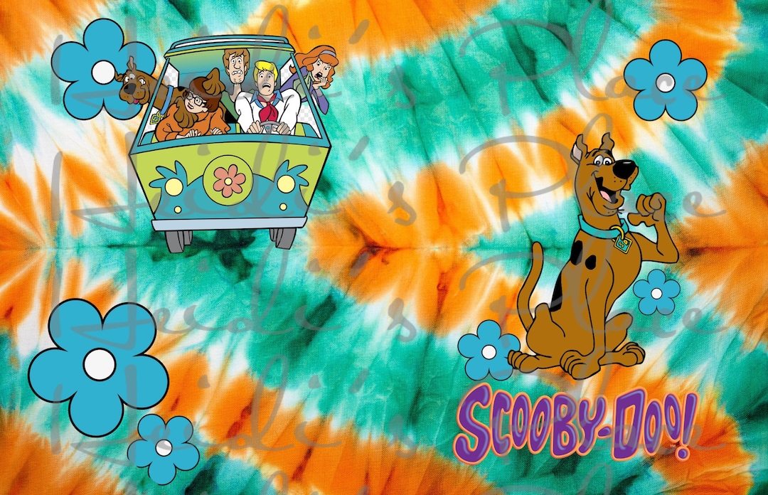 Tie-dye Scooby Doo Kids - Etsy