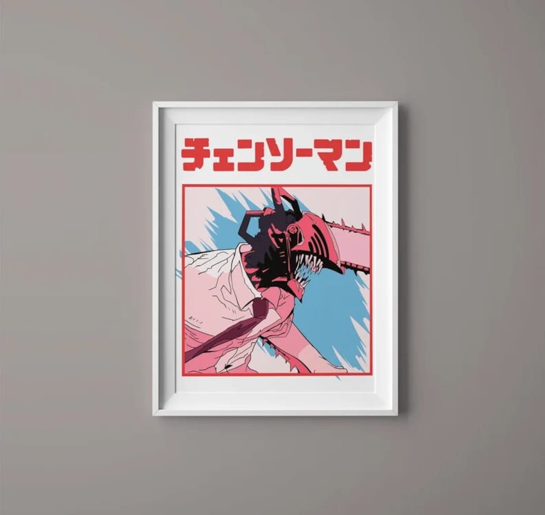 Chainsaw Man Cover Art Etsy