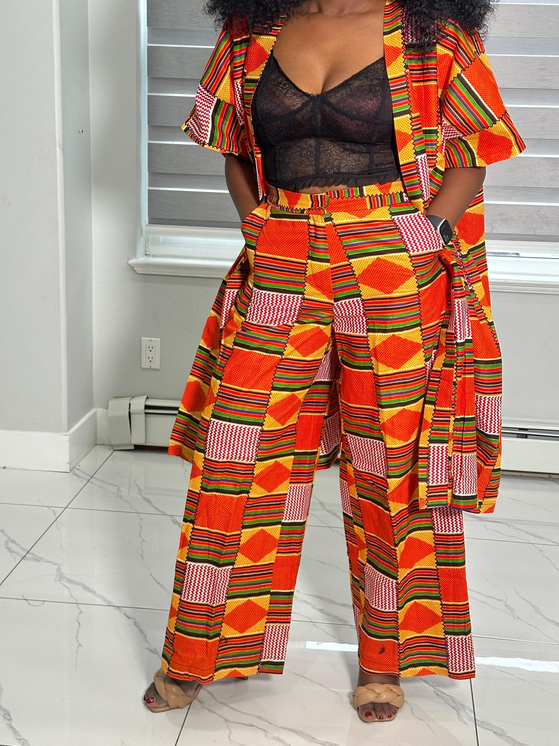 Combinaison Modeles Pantalon Pagne Ankara Complet Pagne Femme