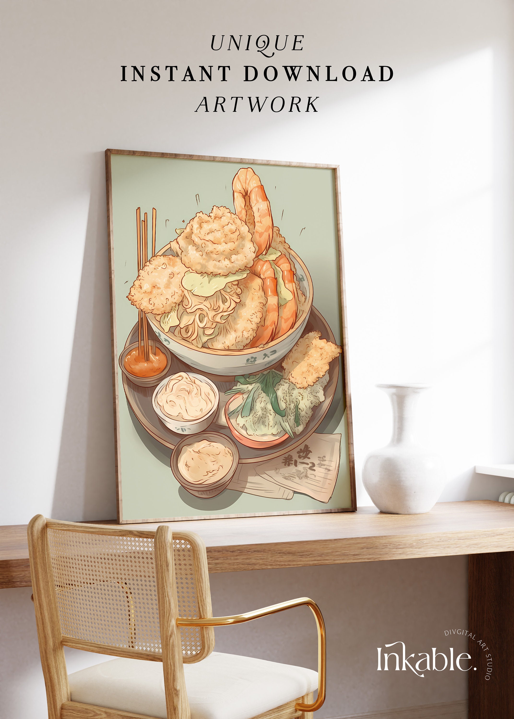 Aesthetic Kitchen Print PRINTABLE Wall Art Decor Japanese - Etsy