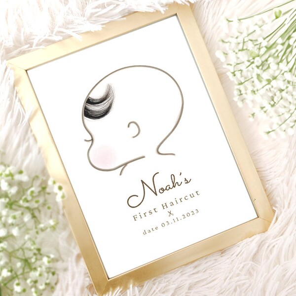 First Haircut Keepsake Etsy