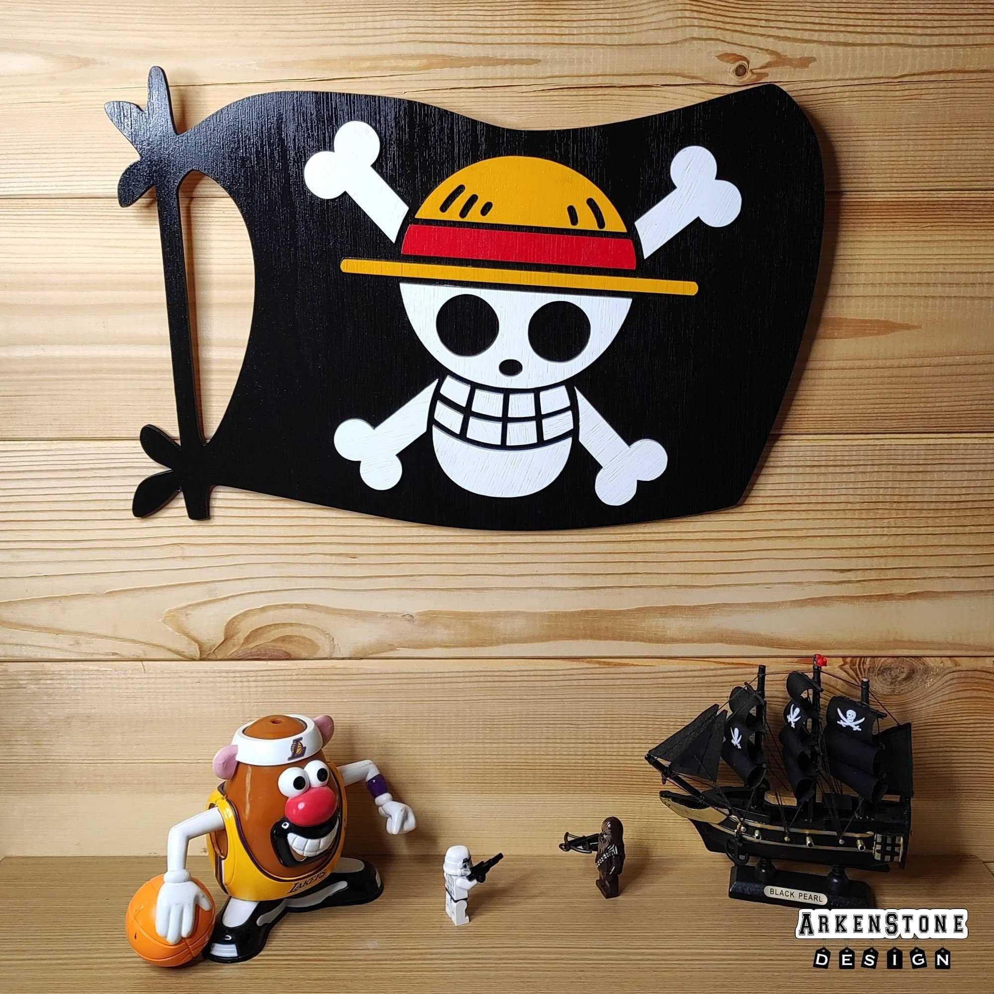 ONE PIECE LUFFY Flag Drapeau Pirate EUR 44,00 - PicClick FR