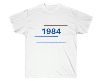 T-shirt 1984 -  The Year I was born. Unisex Ultra Cotton Tee