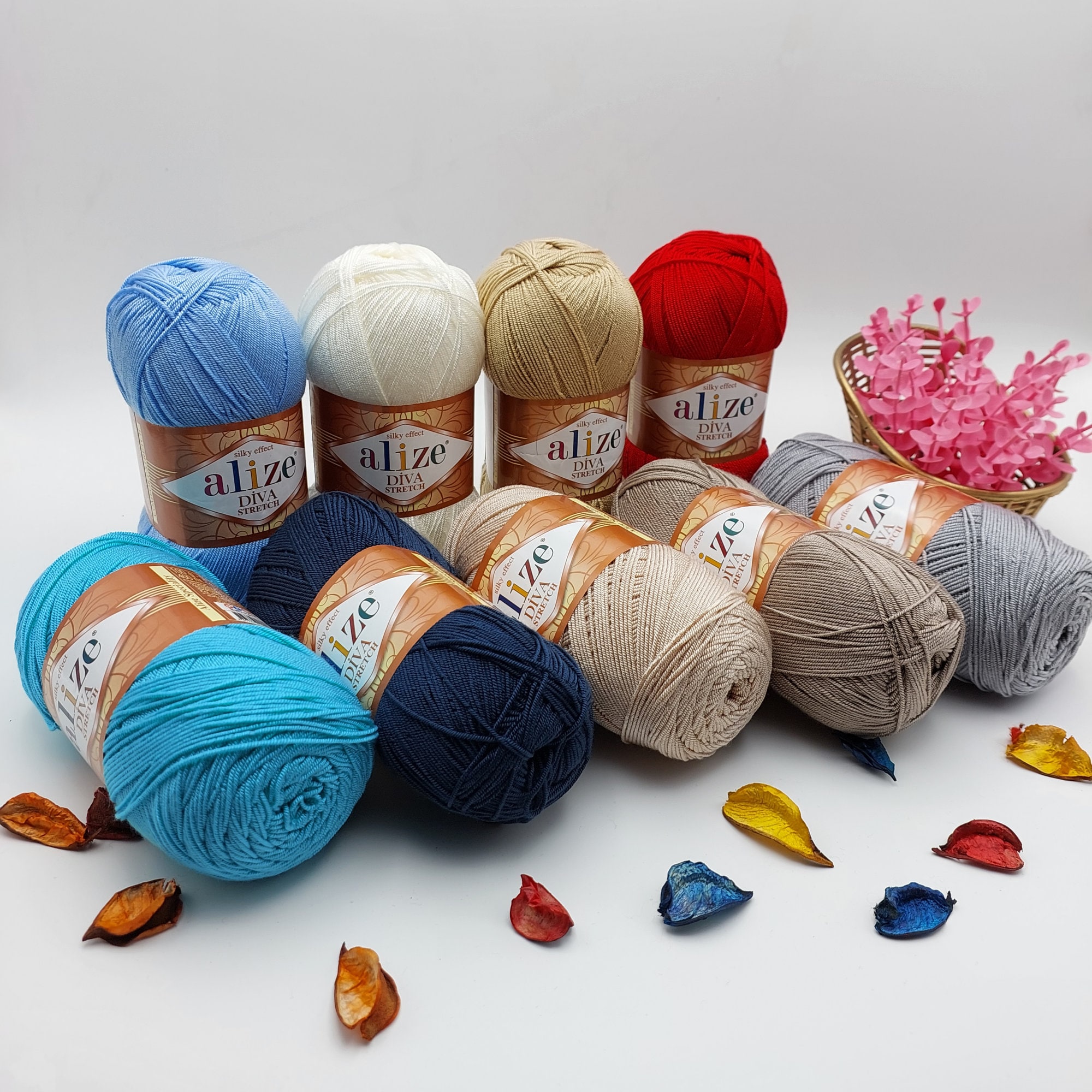 Yarnstreet.com - 15% OFF #Alize #Diva yarn! We have a special price for one  of our most popular summer yarns till 2nd of July . !!!! ALIZE DIVA!!!!  Weight = Fingering (14