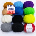 YarnArt Cotton-Acrilyc Blend Yarn Pack - 50g Skeins for Crochet, Knitting & Amigurumi Projects