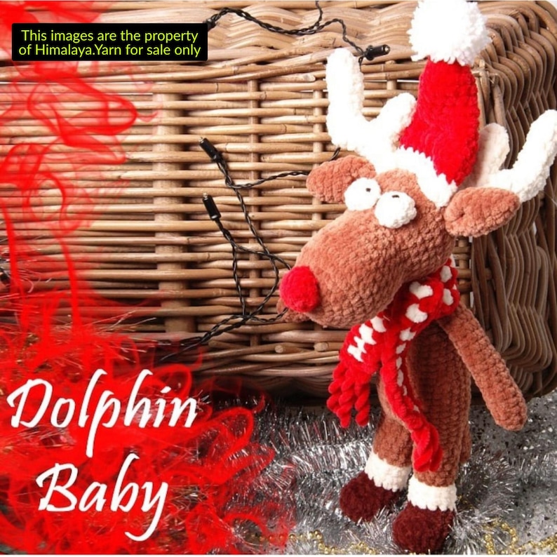 Himalaya Dolphin Baby Yarn Pack: Chunky Chenille for Amigurumi, Plush Toys, Blanket image 3