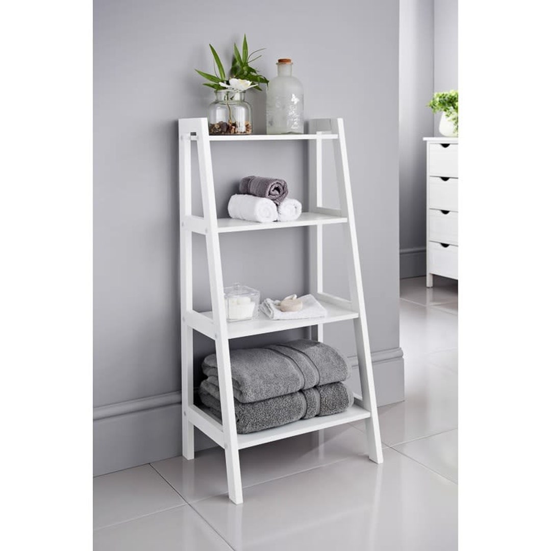 Bathroom Ladder Shelf Storage Unit - Etsy UK