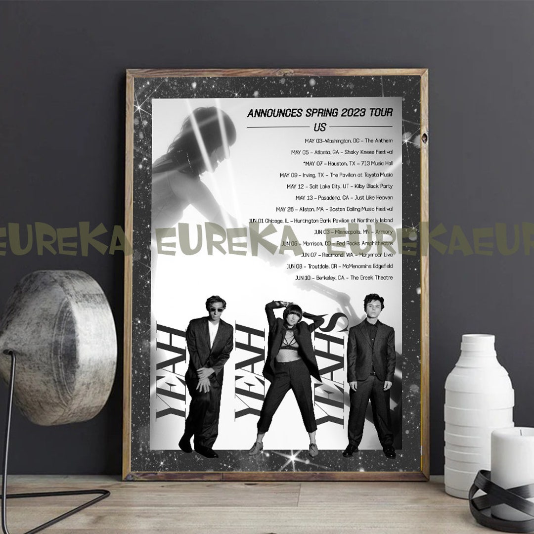 Yeah Yeah Yeahs Tour 2023 Poster Etsy