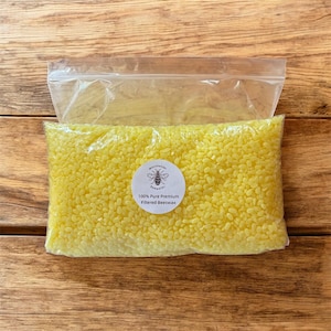 Organic Beeswax Pellets: Filtered Cosmetic Grade for DIY Lotions Balms etc