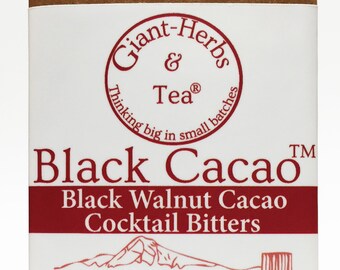 Black Cacao Cocktail Bitters (Black Walnut and Cacao)