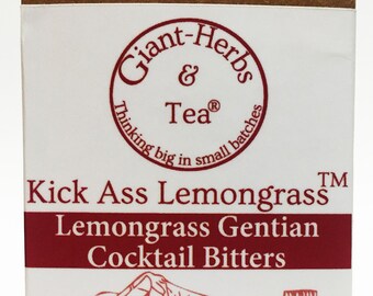 Kick Ass Lemongrass Cocktail Bitters (Lemongrass & Gentian)