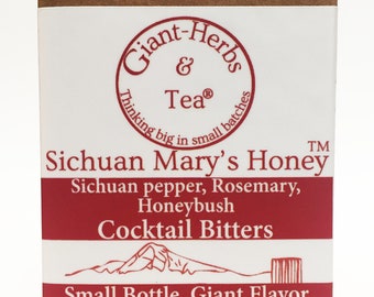 Sichuan Mary's Honey Cocktail Bitters (Sichuan pepper, Rosemary, & Honeybush)