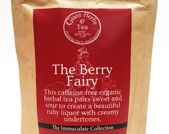 The Berry Fairy (non-caffeinated hibiscus petal, elderberry berry, currant) tea