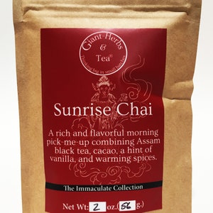 Sunrise Chai (Cacao, Fennel, Maca, Vanilla Bean)