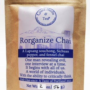 Rorganize Chai (Lapsong Souchong, Sichuan Pepper, and Fennel)