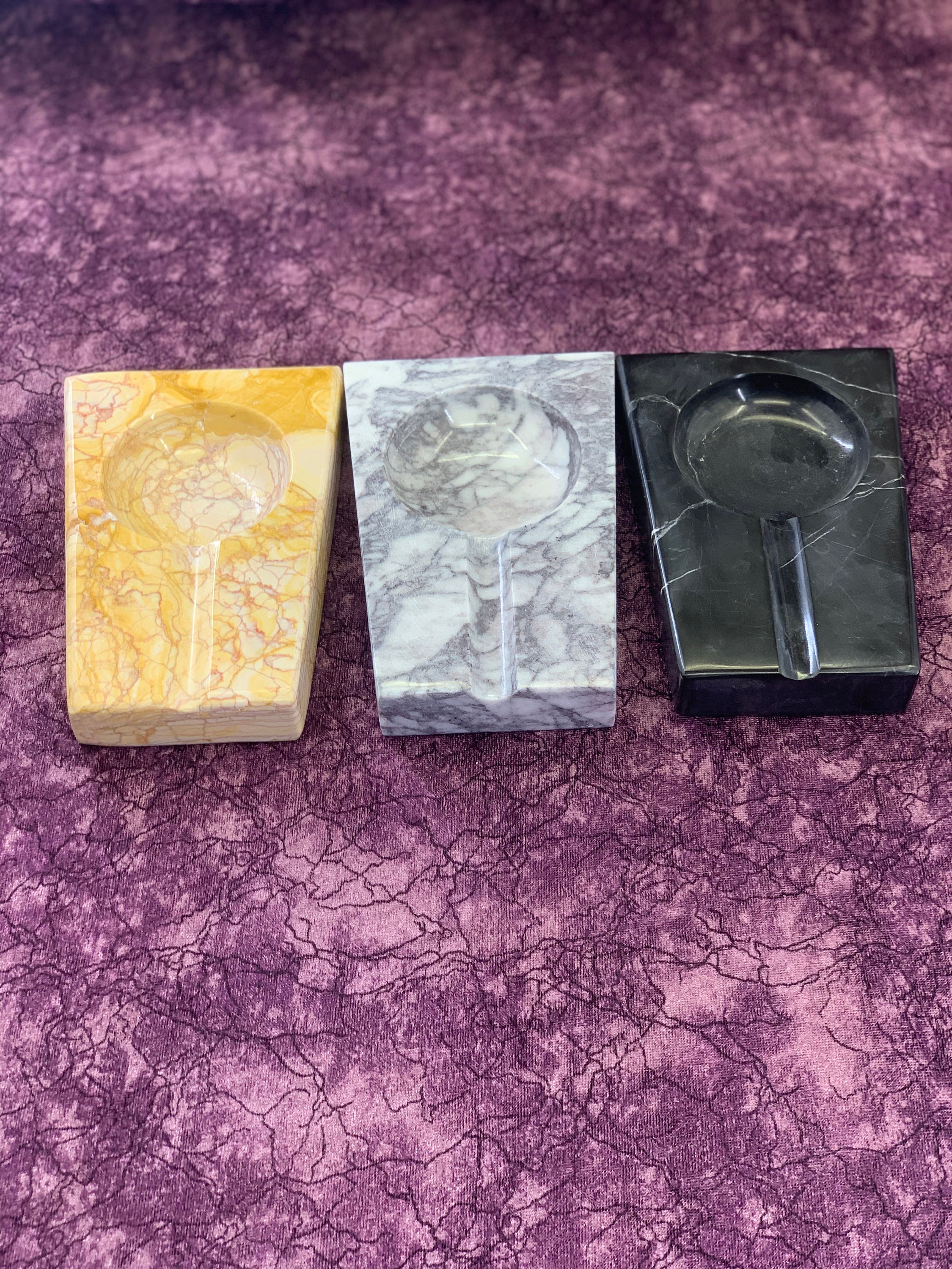 Marble Cigar Ashtray Birthday Gift Cigar Ashtray Smoking Etsy