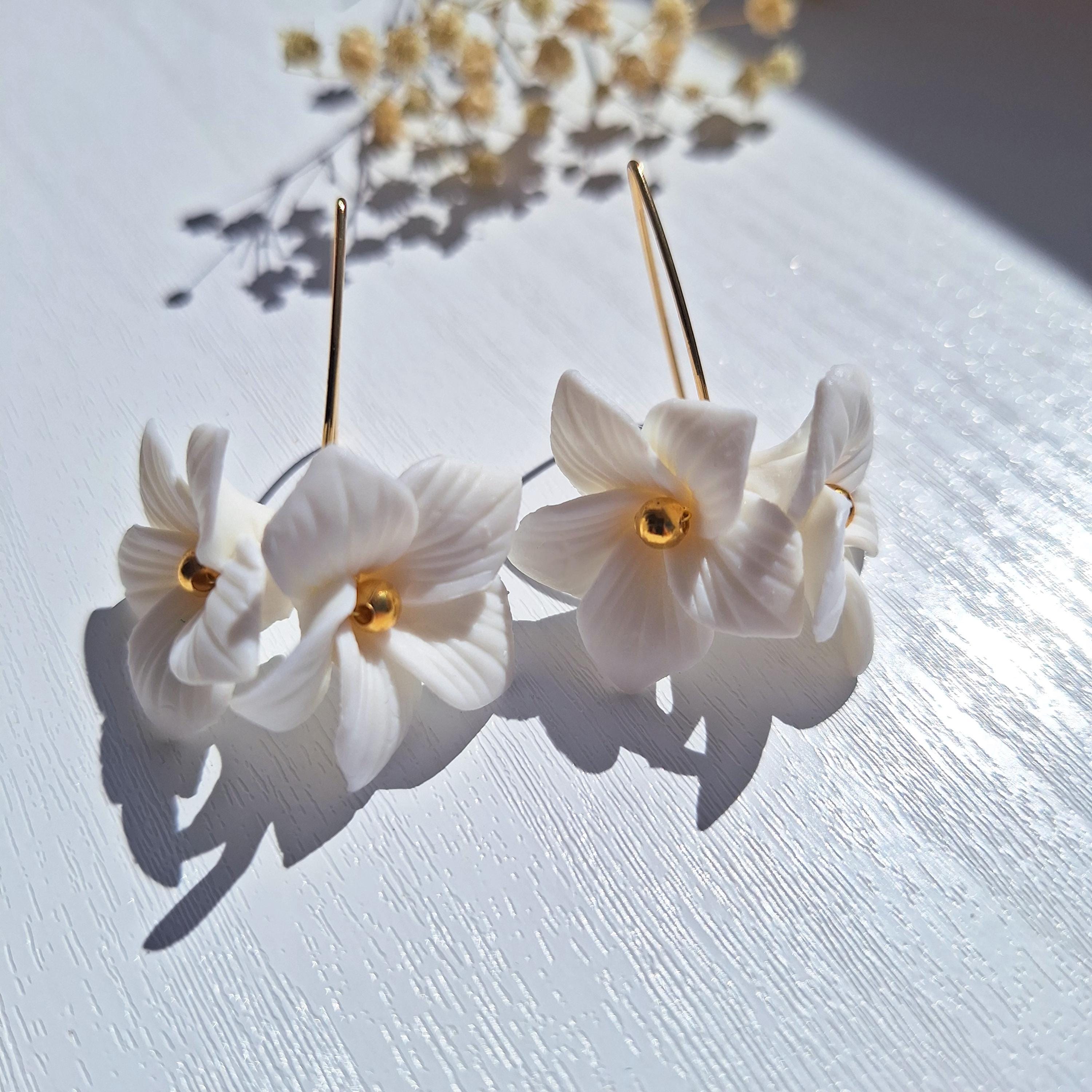 Yienate Orecchini Di Perle Di Pizzo Sexy Con Borchie Orecchini Lunghi In Pizzo Floreale Con Pendenti Orecchini Da Ballo In Pizzo Nero Alla Moda Per Donne E Ragazze - Foto 4