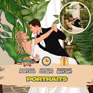 Custom Portrait, Couple Drawing,Personalized Faceless Illustration,Faceless Portrait,Boyfriend Gift, Mother of the Groom Gift,Pixar Portrait