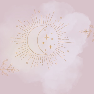 Inspirational Desktop Wallpaper | Minimalist | BOHO | Desktop Wallpaper | Laptop Background |  Lunar Calendar |