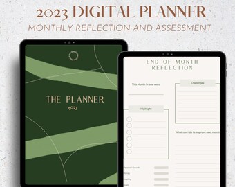 2023 Digital Planner | iPad Planner | Daily & Monthly Planner | 2023 Planner | Dated Digital Planner | GoodNotes, Notability Planner