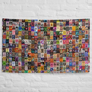 Huge wall flag featuring hundreds of vintage bands! Punk, rock, metal and more!