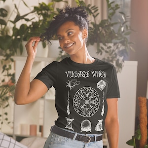 Village Witch womens T-Shirt, witch shirt, witchcraft tee