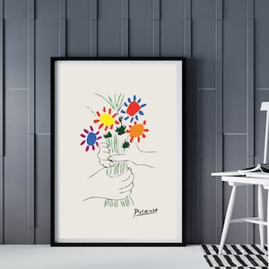 Picasso - Blumenstrauß - DIGITAL DOWNLOAD