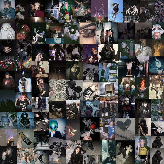 Grunge Aesthetic - Grunge Poster - Punk Rock - Grunge Collage - 90+PCS Instant Download