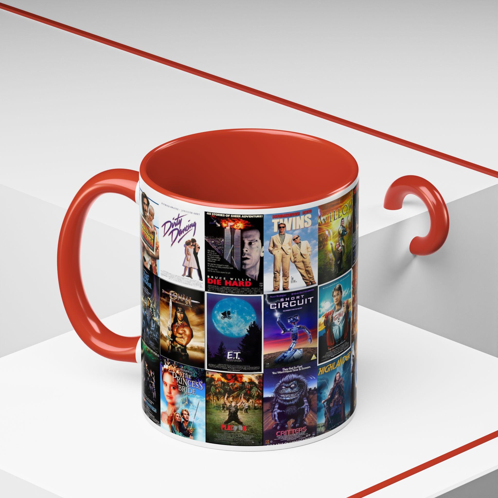80s Movie Poster Coffee Mug - Retro Cinema Buff Gift - Etsy