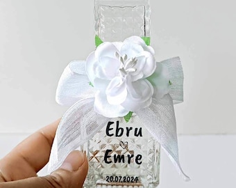 Personalized Crystal Cologne Bottle: Wedding & Party Favor