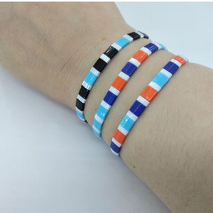 Miyuki Tila Beads Bracelet,Unique Accessory,Valentine Day Gift ,Dainty Beaded Jewelry,Gift for Her