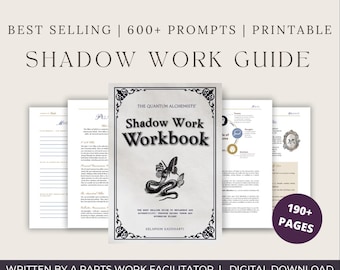 Shadow Work Workbook, 600+ Prompts for Inner Child Healing (Printable PDF)