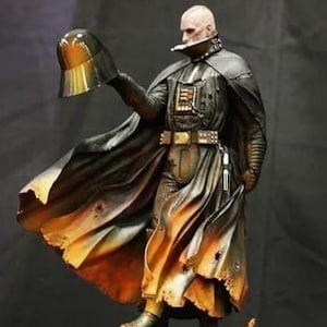 3D printed figurine representing Anakin Skywalker. UNPAINTED