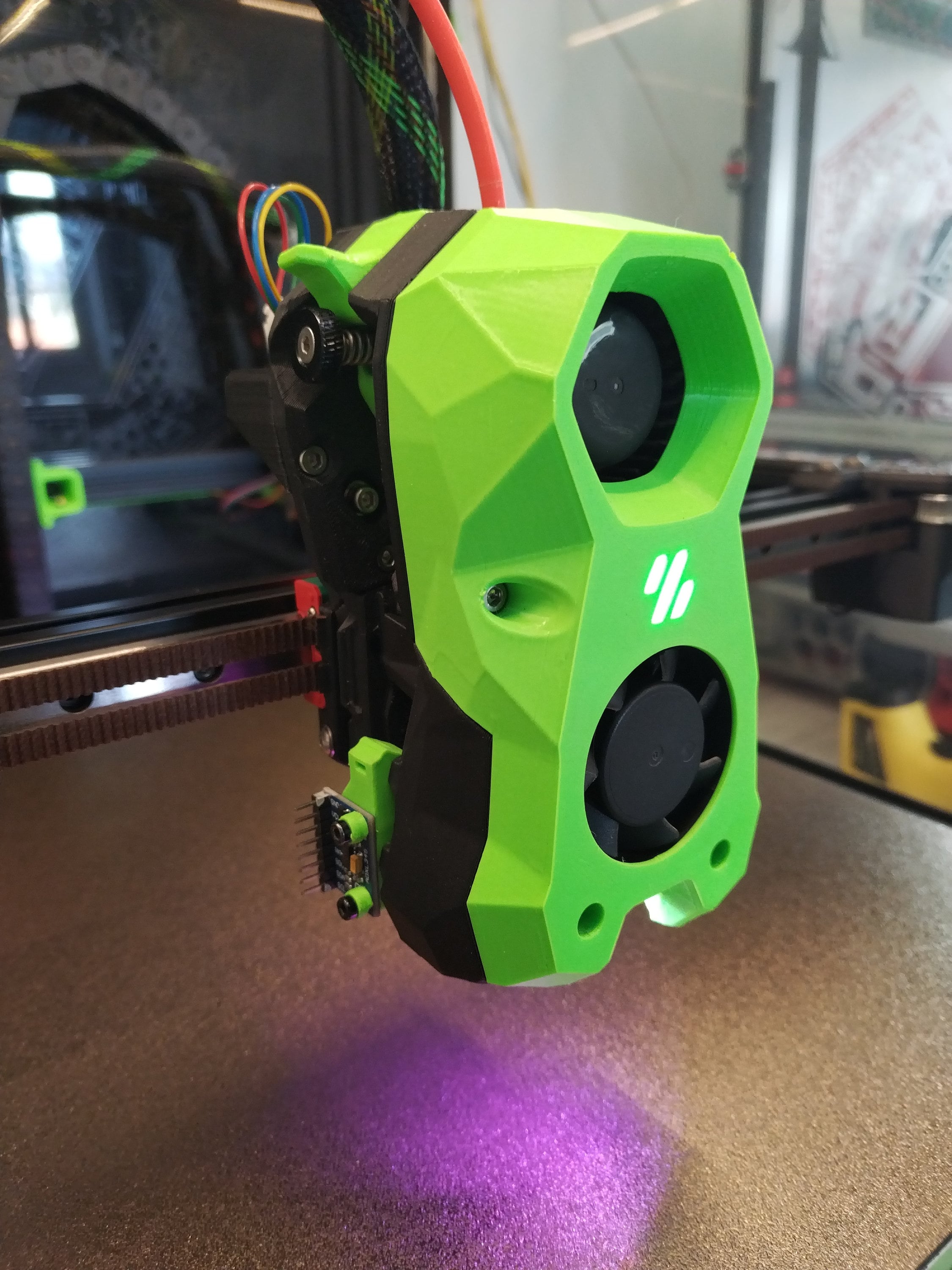 Voron Stealthburner /clockwork 2 Greentec High Temperature Carbon/abs