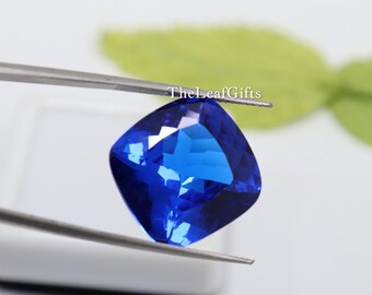 22.95 Ct Light Blue Sapphire, Cushion Cut Ceylon Gemstone