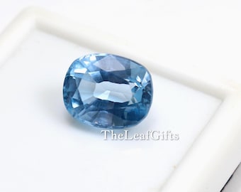 7.00 Ct Natural Aquamarine Cushion Cut Gemstone: Brazilian March Birthstone