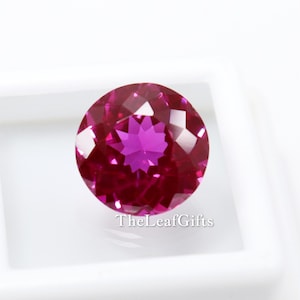 9.65 Ct Spinel Round Cut | Natural Untreated Certified Loose Gemstone 12.7×12.7×7.3mm | Rare Sri Lankan Stone for Fine Jewelry Making