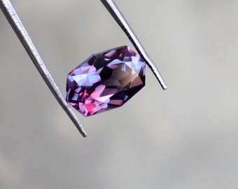 Pietra preziosa di alessandrite da 10 ct: pietra sciolta taglio ottagonale con cambiamento di colore naturale