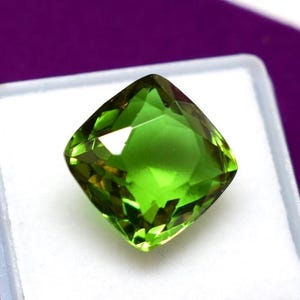Natural Color Change Alexandrite Gem: 12 Carat Cushion Cut Stone