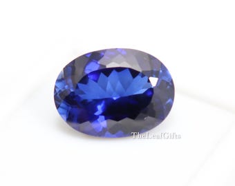 14.45 Ct Ceylon Royal Blue Sapphire Oval Cut Gemstone: Certified Natural
